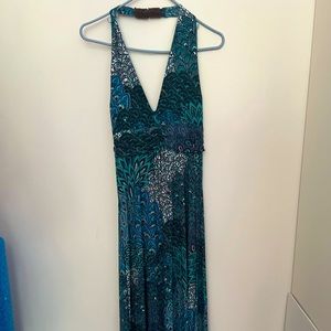 Nordstrom Bohemian Halter Style Womens Maxi Dress NWT
